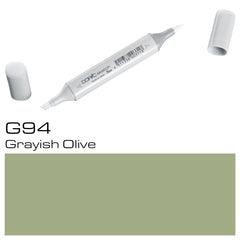 Copic Sketch Marker G94 Grayish Olive - Al Masam Stationery LLC