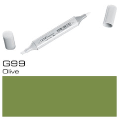 Copic Sketch Marker G99 Olive - Al Masam Stationery LLC