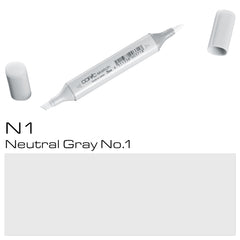 Copic Sketch Marker N1 Netural Grey - Al Masam Stationery LLC