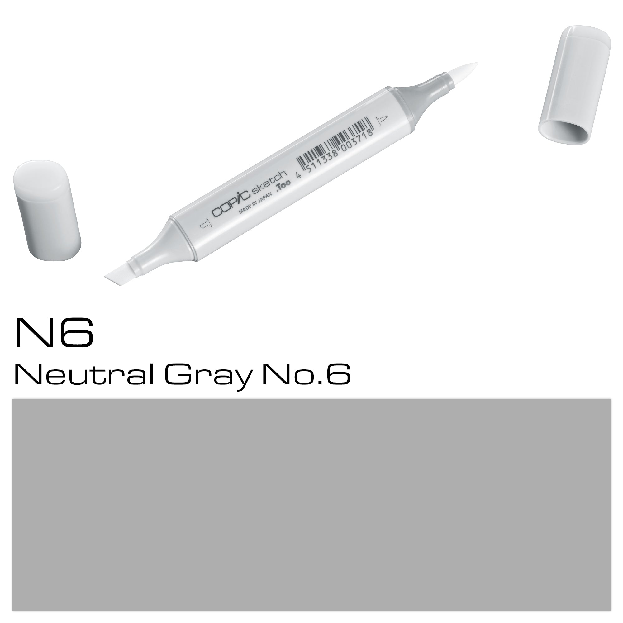 N6 Netural Grey Sktech Marker - Al Masam Stationery LLC