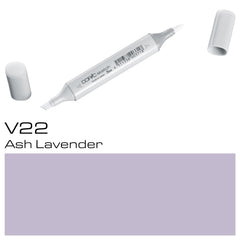 V22 Ash Lavender Sketch Marker - Al Masam Stationery LLC