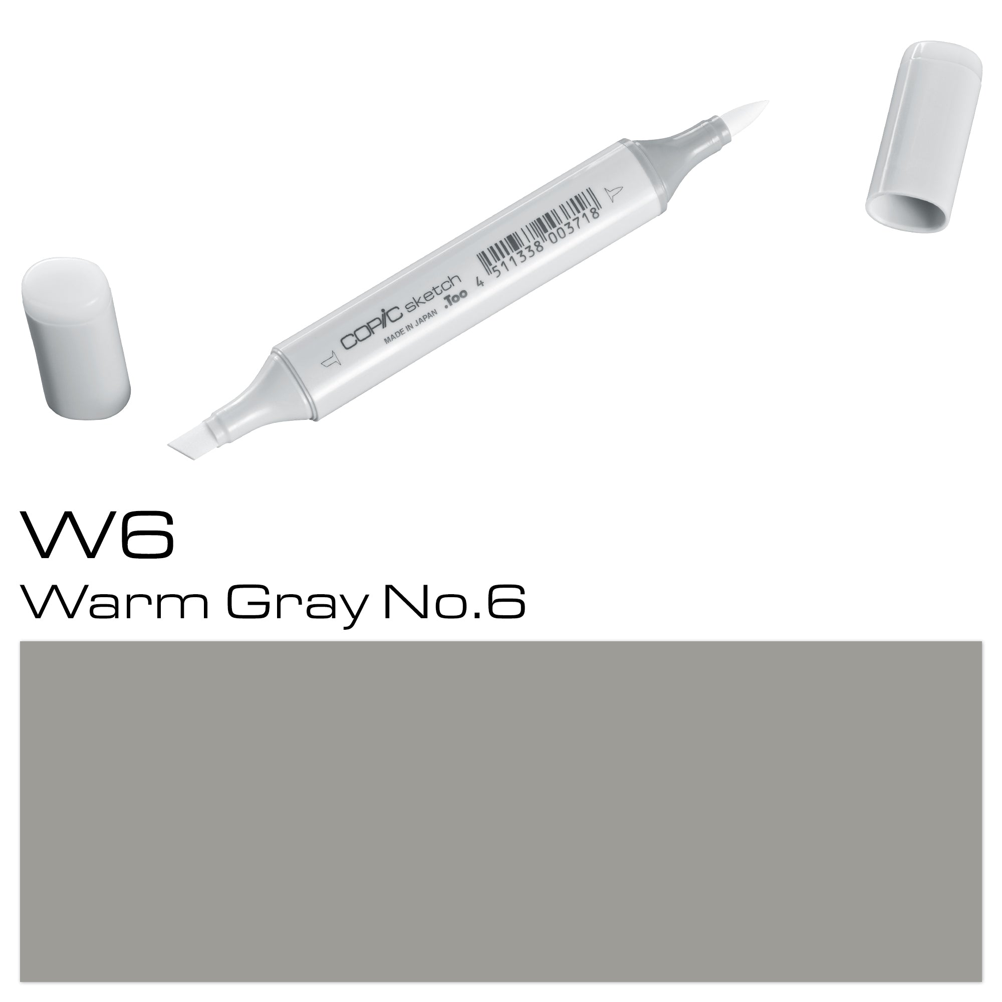 Copic Sketch Marker W6 Warm Grey - Al Masam Stationery LLC