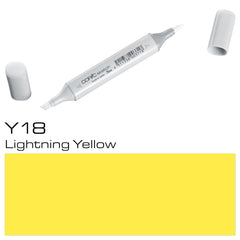 Copic Sketch Marker Y18 Lighting Yellow - Al Masam Stationery LLC