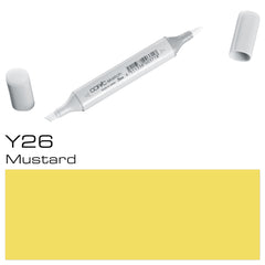 Y26 Mustard Sketch Marker - Al Masam Stationery LLC