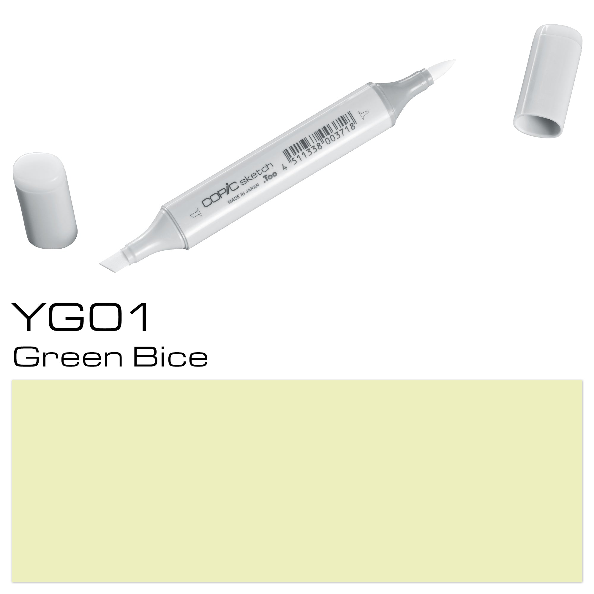 Copic Sketch Marker Yg01 Green Bice - Al Masam Stationery LLC