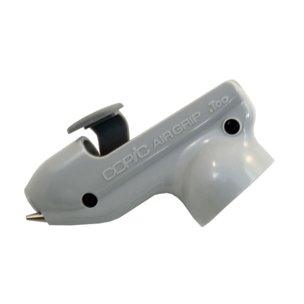 The Copic Air Grip is a specially designed tool for air brushing, providing a comfortable grip and precise control. With its ergonomic design and smooth grip, this tool allows for seamless airbrushing and accurate detailing. Unlock your creativity with the help of the Copic Air Grip. Main image