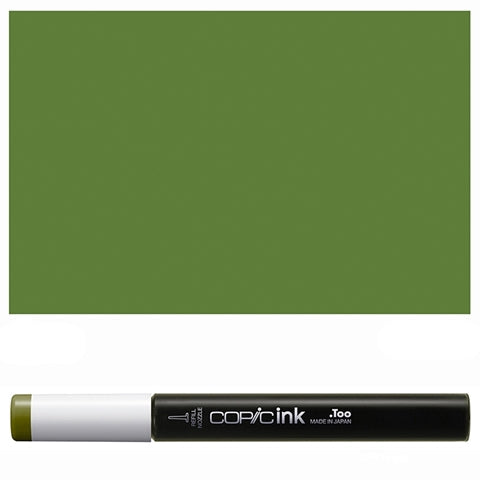 Intensify your artwork with Copic Ink G99. This premium ink boasts a vibrant green color and is perfect for shading and blending. Its high-quality formula ensures long-lasting and professional-looking results. Take your art to the next level with Copic Ink G99.