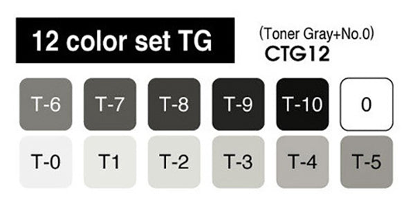Copic Marker Grey Set Tg Secondary image