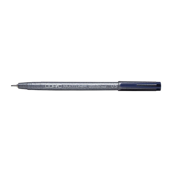 The Copic Multiliner cobalt 0.5mm is a versatile writing instrument that boasts a precise 0.5mm tip. Its cobalt color adds a touch of sophistication to your writing or drawing, while its durable design ensures long-lasting use. Perfect for professionals or anyone seeking high-quality, dependable writing tools. Main image