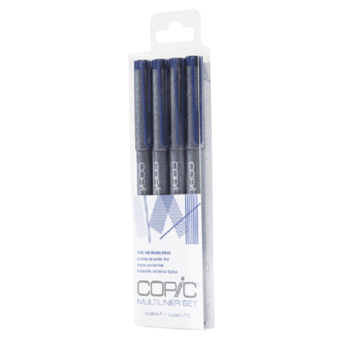 Copic Multiliner Cobalt Set 0.05, 0.1, 0.3 & 0.5mm Main image