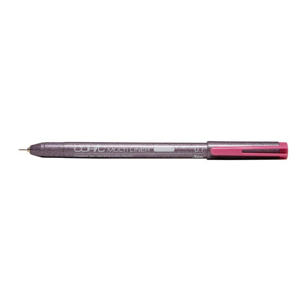 Copic Multiliners are the ideal inking pens for all of your fine art needs. Pigment-based ink is perfect for details, design, comics, manga, journaling, and papercrafting. Set contains four Sakura pink multiliners in four sizes- 0.05mm, 0.1mm, 0.3mm, 0.5mm. Waterproof and archival, though not refillable. Main image
