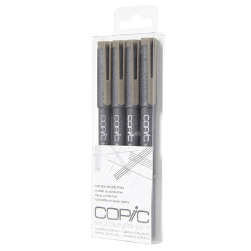 As an expert in the art industry, I recommend the Copic Multiliner Warm Grey Set for precise and consistent line work. With sizes 0.05, 0.1, 0.3, and 0.5mm, this set offers versatility and control for all your drawing needs. Achieve beautiful warm grey tones with confidence and ease. Main image