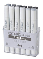 Copic Sketch Colors Sets Cool Grey
