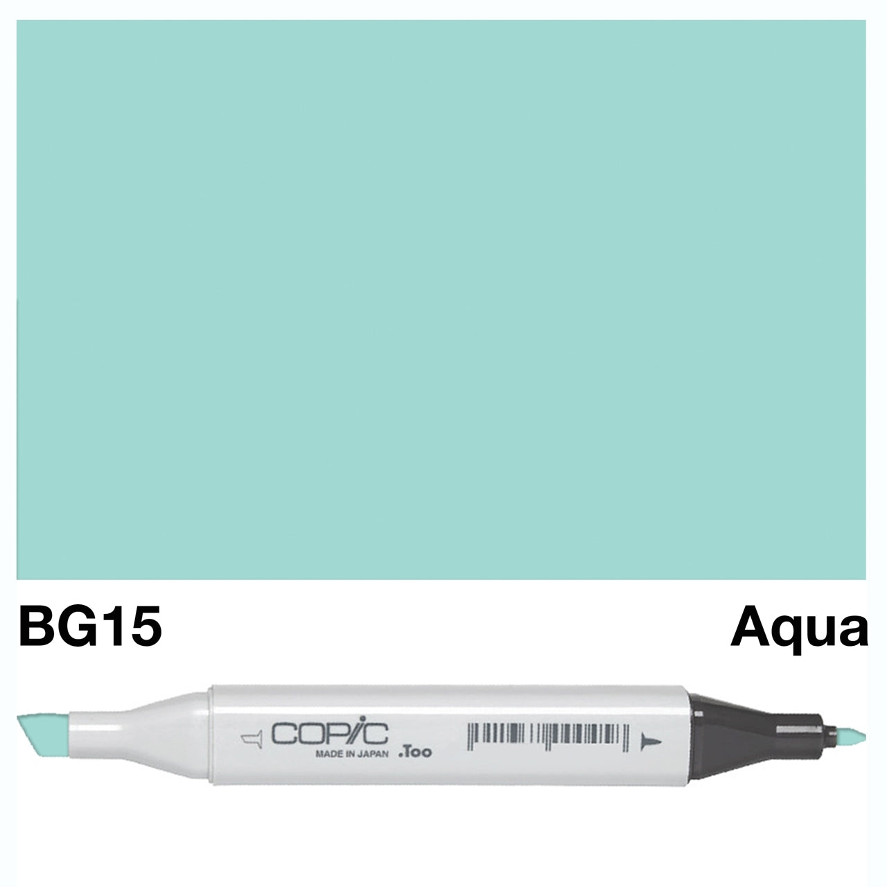 The COPIC SKETCH MARKER BG 15 AQUA combines high quality color with precision and control, making it the perfect tool for artists and designers. Its unique formula allows for smooth and vibrant strokes, while its ergonomic design provides comfort and ease of use. Enhance your artwork with this versatile and reliable marker. Main image
