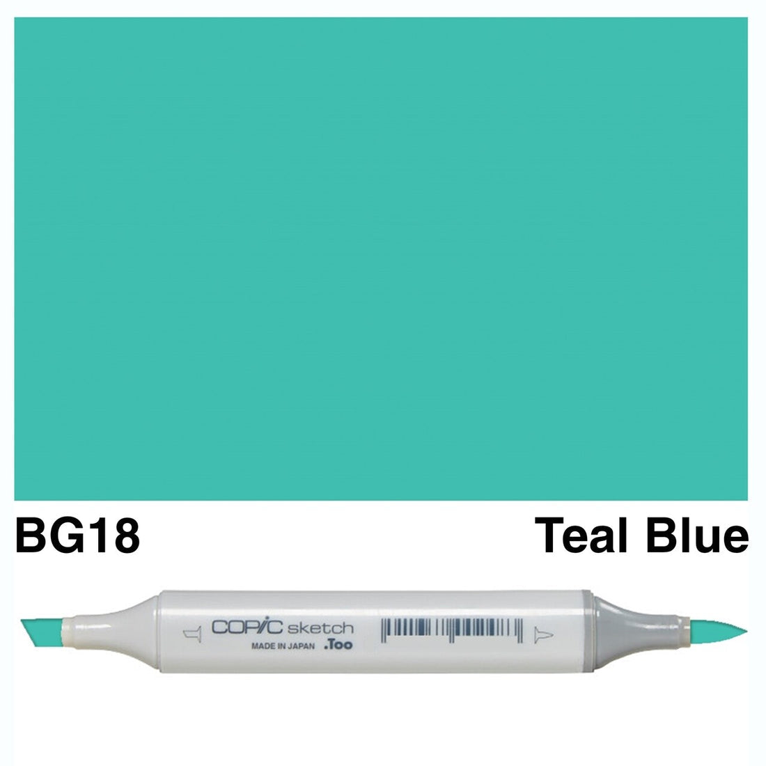 Create bright and vibrant art with the COPIC SKETCH MARKER BG 18 TEAL BLUE. With its high-quality and alcohol-based ink, this marker allows for smooth and even color application. Its refillable and replaceable tip ensures long-lasting use, making it a must-have for any artist or designer. Main image