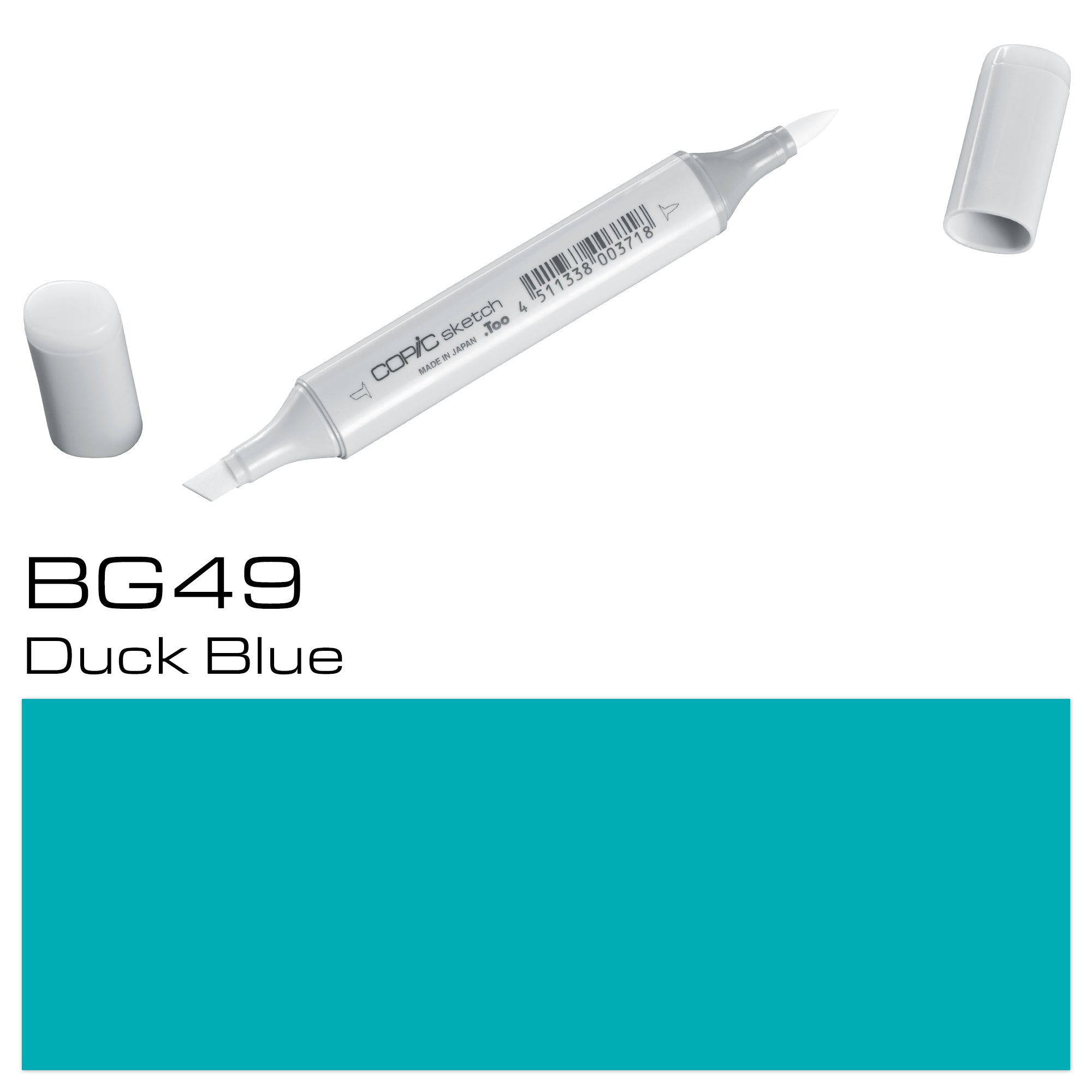 Upgrade your art supplies with the COPIC SKETCH MARKER BG49 DUCK BLUE. Made with precision and high quality materials, this marker delivers vibrant and long-lasting colors. Perfect for any level of artist, the versatile BG49 DUCK BLUE adds depth and dimension to any artwork. Main image