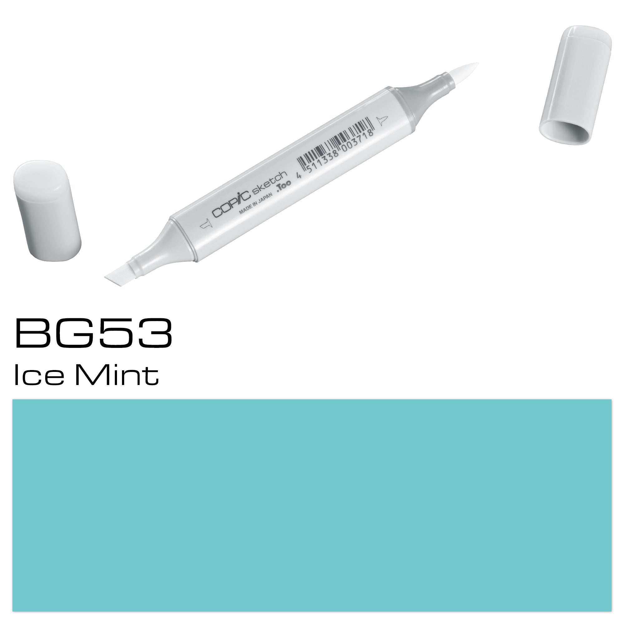 The COPIC SKETCH MARKER BG53 Ice Mint offers precision and versatility for all your coloring needs. With its highly pigmented and blendable ink, you can easily create beautiful gradients and vibrant shades. The ergonomic design ensures comfortable usage, making it the perfect choice for professional artists and beginners alike.