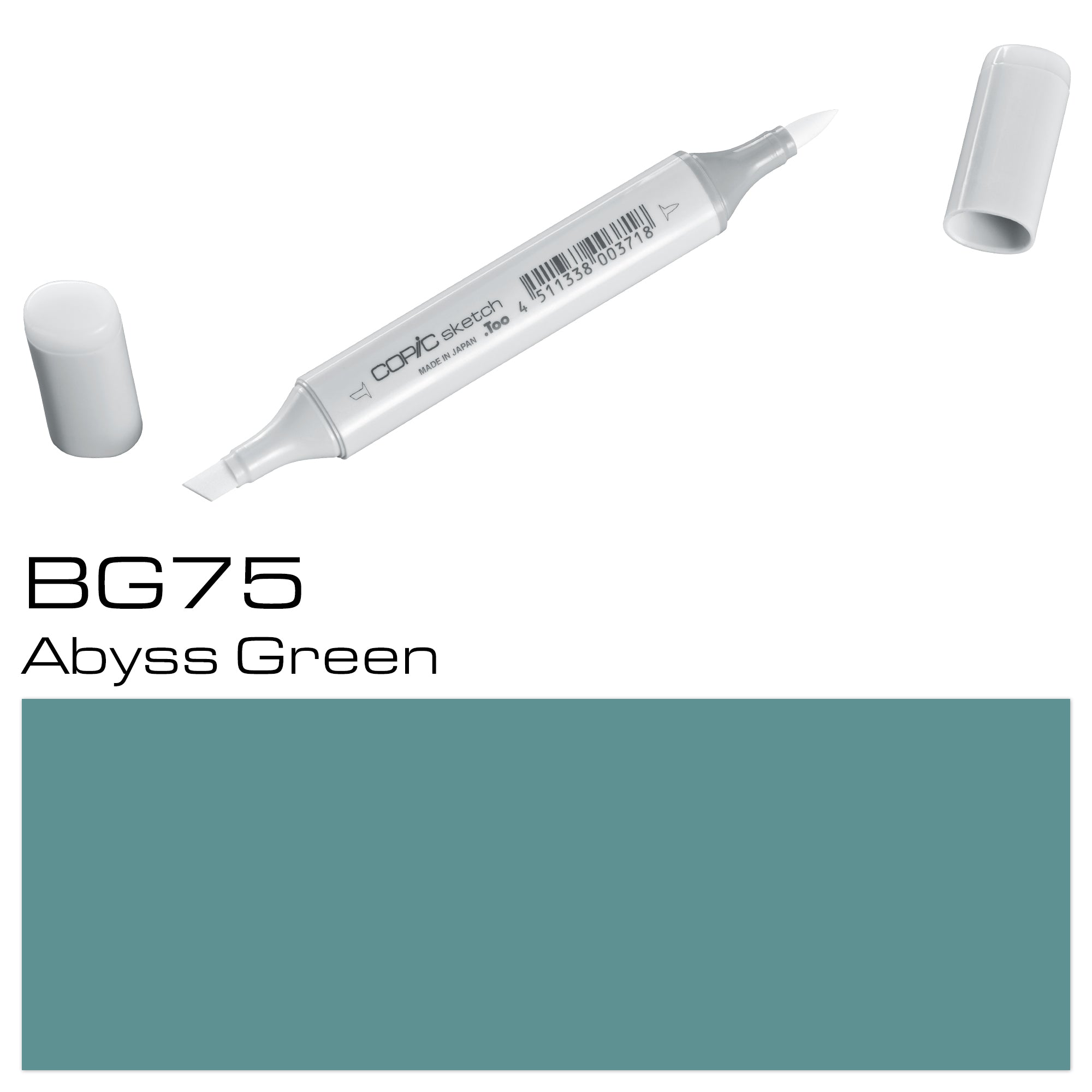 Copic Sketch Marker Bg75 Abyss Green - Al Masam Stationery LLC Main image