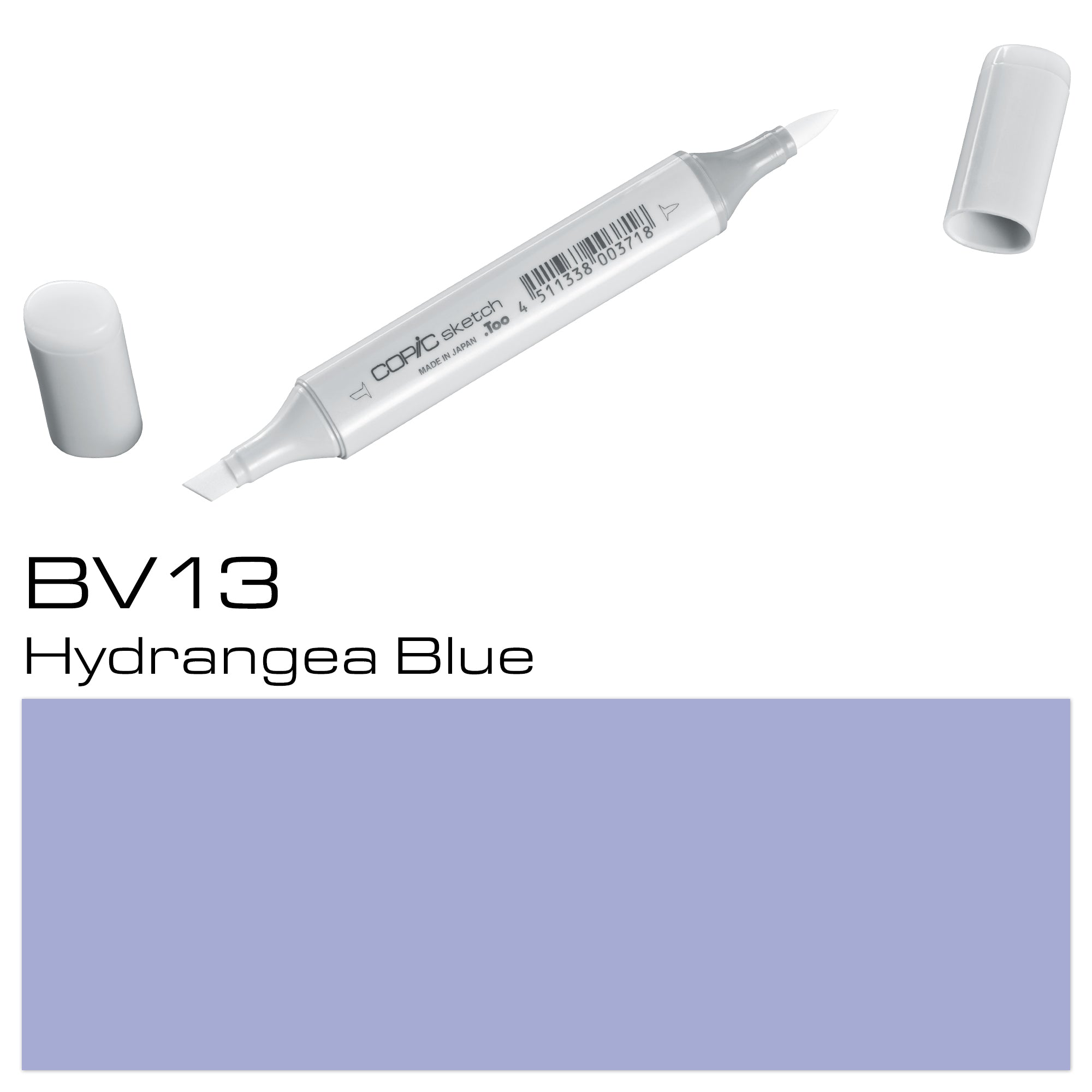 This COPIC SKETCH MARKER BV 13 in Hydrangea Blue provides superior color blending and smooth, consistent lines. Its alcohol-based ink is vibrant, long-lasting, and resists smudging. Perfect for professional or creative projects, this marker offers precise and professional results every time. Main image