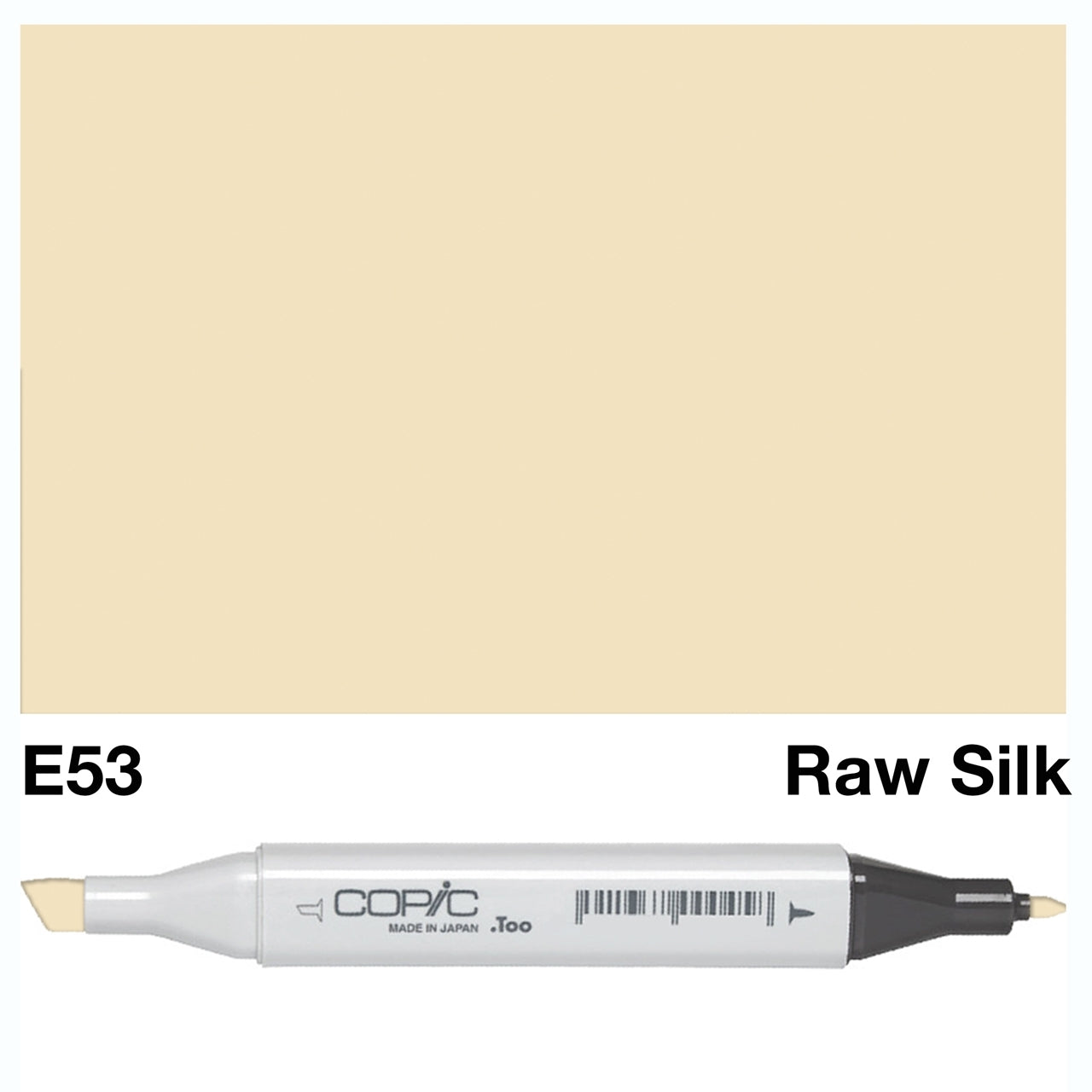 Create beautiful, lifelike art with the COPIC SKETCH MARKER E 53 RAW SILK. This versatile marker features a unique raw silk color and is perfect for blending or creating soft, natural textures. Its high-quality ink and refillable design make it a favorite among artists and illustrators. Main image