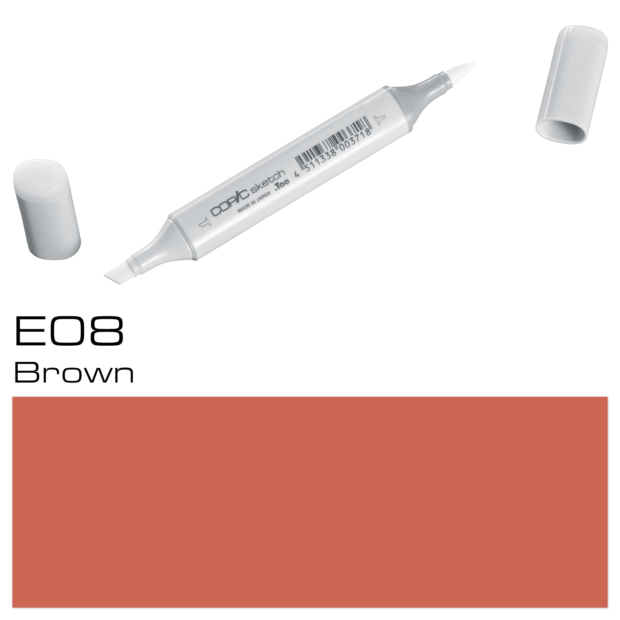 Copic Sketch Marker E08 Brown - Al Masam Stationery LLC Main image