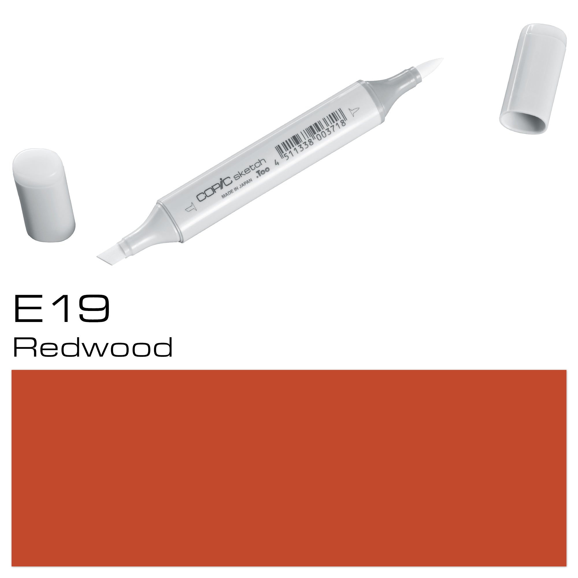 Copic Sketch Marker E19 Redwood - Al Masam Stationery LLC Main image