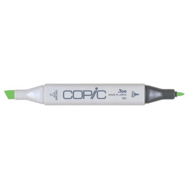 Expertly crafted for precision and vibrant color, the COPIC SKETCH MARKER G 09 VERONESE GREEN is a game-changer for artists and designers. Its high-quality ink and brush tip make blending and layering a breeze, while its refillable design ensures long-term use. Perfect for bringing your creations to life. Main image