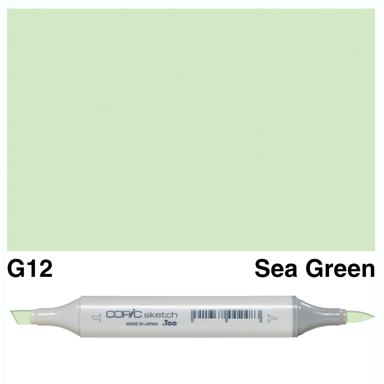 This COPIC SKETCH MARKER G 12 SEA GREEN is a versatile tool for professionals and hobbyists alike. Its vivid and blendable sea green color is perfect for adding depth and dimension to artwork. With its high-quality ink and durable design, this marker is a must-have for any artist. Main image