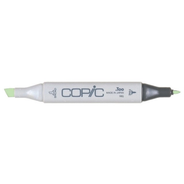 The COPIC SKETCH MARKER G 24 WILLOW is a high-quality marker that guarantees smooth and consistent lines. With its rich and vibrant color, it offers endless creative possibilities for your art projects. Made with precision and expertise, it is a must-have for any artist looking for professional results. Main image