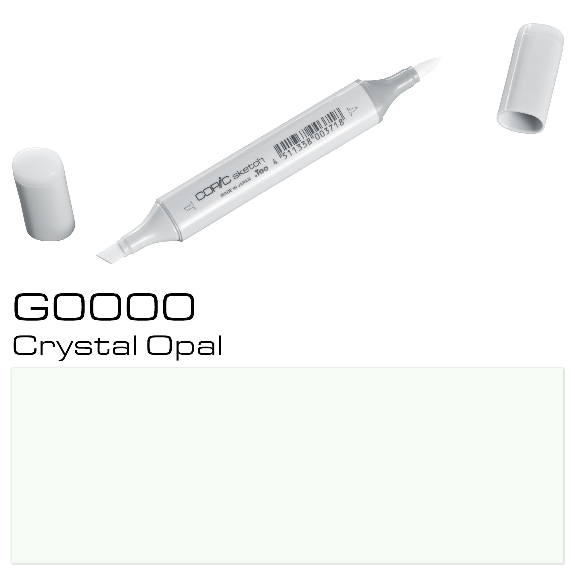 This COPIC SKETCH MARKER G0000 in CRYSTAL OPAL is a versatile tool for artists and designers. With its high-quality ink and wide range of color options, it allows for professional-level detailing and shading. Plus, its refillable and replaceable nibs make it a cost-effective and sustainable choice. Main image