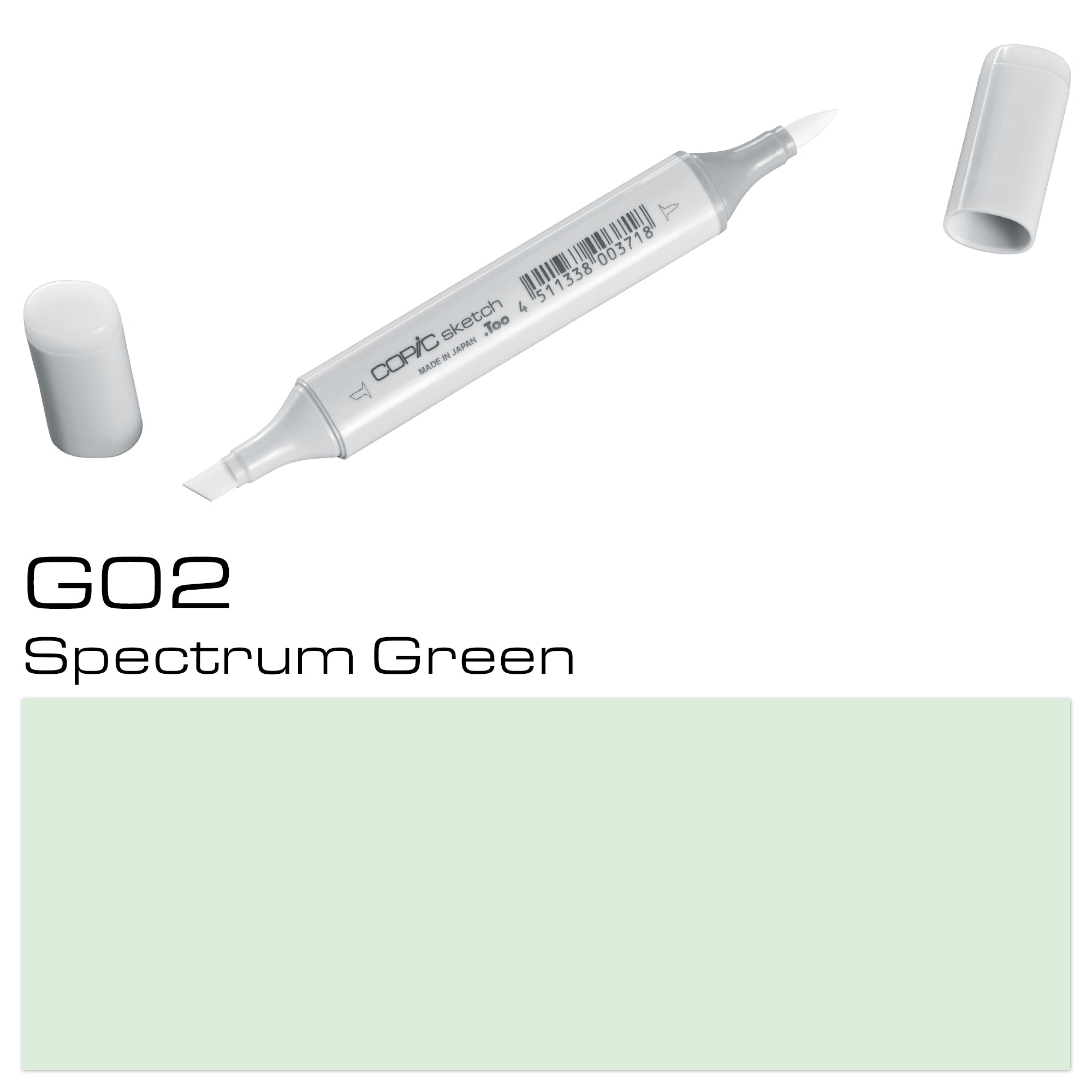 Copic Sketch Marker G02 Spectrum Green - Al Masam Stationery LLC Main image
