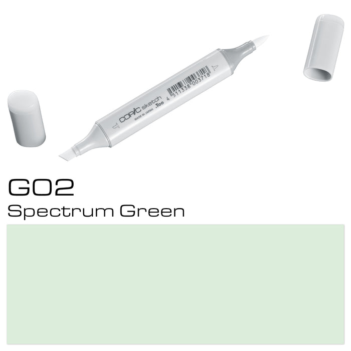 Copic Sketch Marker G02 Spectrum Green - Al Masam Stationery LLC