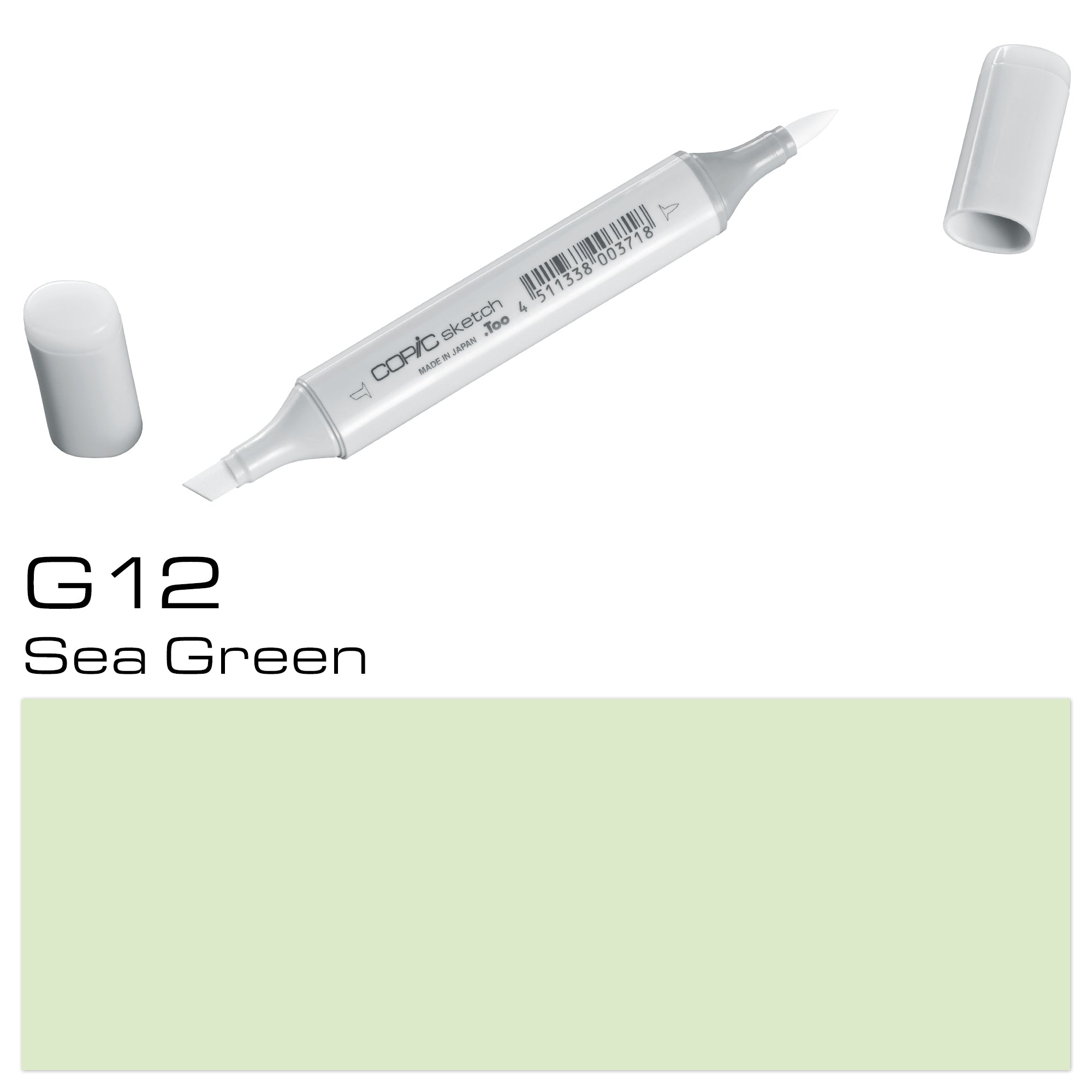 Copic Sketch Marker  G12 Sea Green - Al Masam Stationery LLC Main image