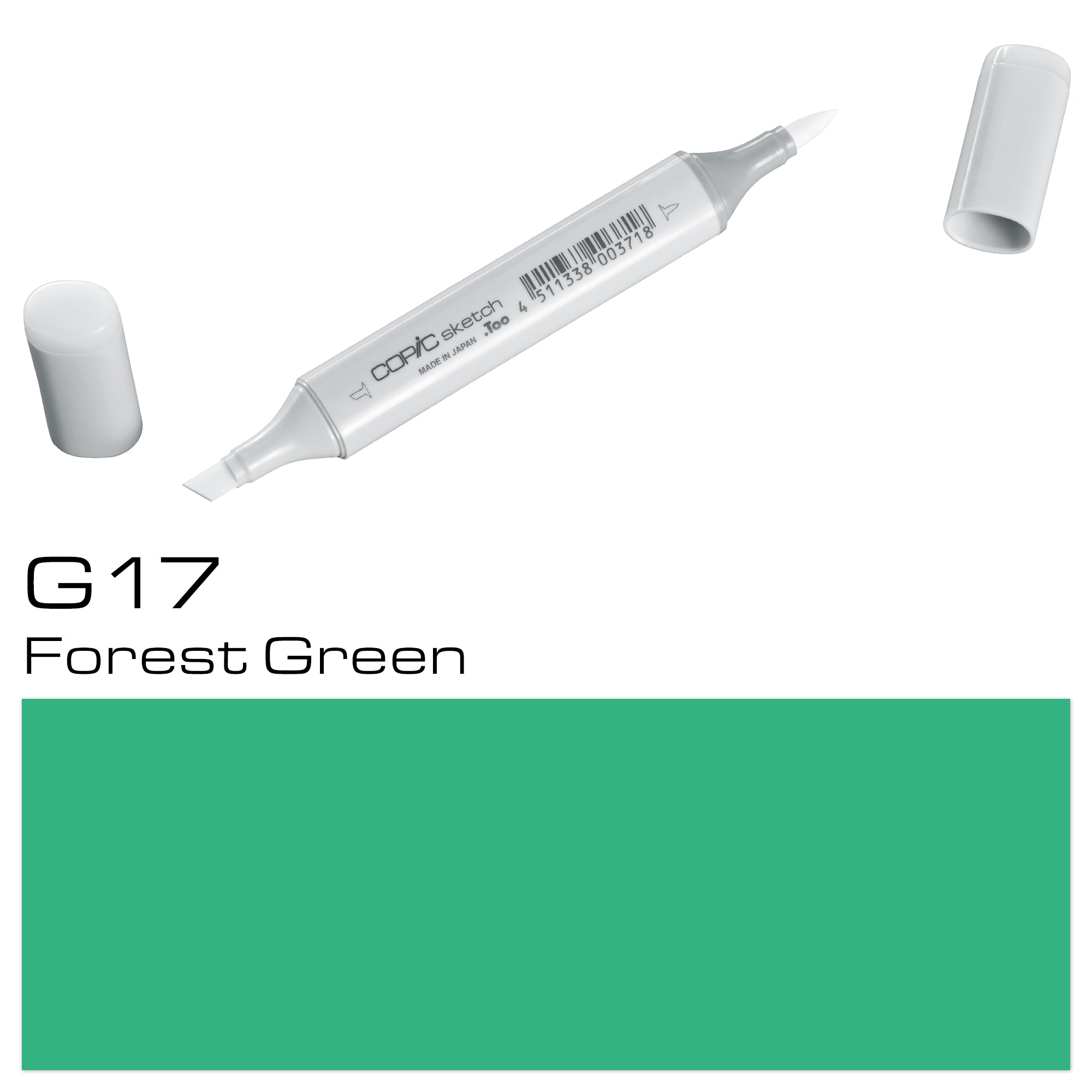 Copic Sketch Marker G17 Forest Green - Al Masam Stationery LLC Main image