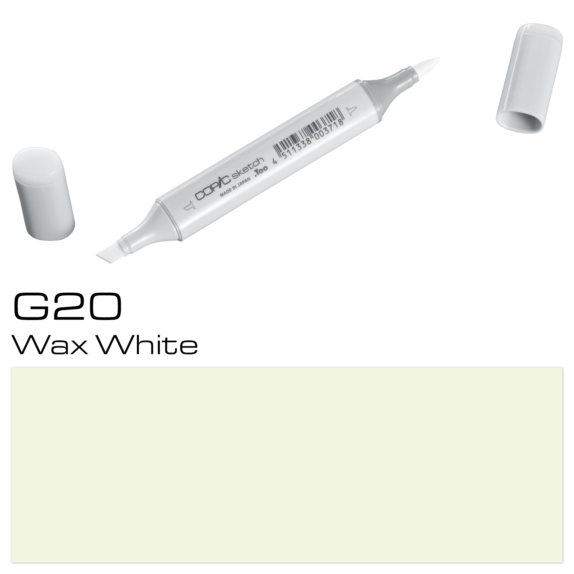 Introducing the COPIC SKETCH MARKER G20 WAX WHITE - a must-have for all professional artists and creatives. With its high-quality and long-lasting wax white ink, this marker offers precision and control for all your illustrations. Achieve vibrant and flawless results that are sure to impress. Main image