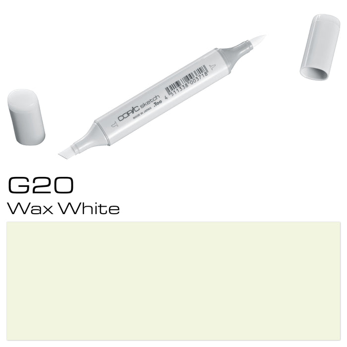Introducing the COPIC SKETCH MARKER G20 WAX WHITE - a must-have for all professional artists and creatives. With its high-quality and long-lasting wax white ink, this marker offers precision and control for all your illustrations. Achieve vibrant and flawless results that are sure to impress.