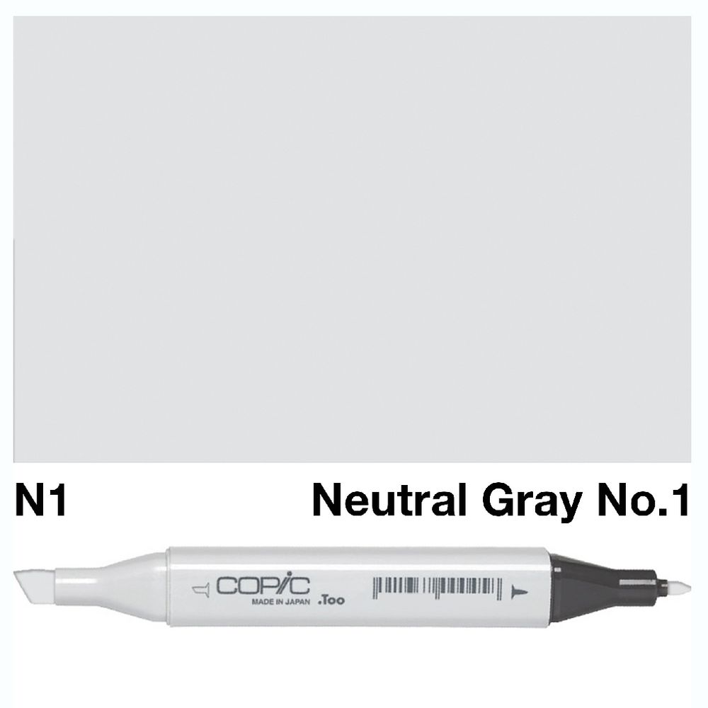 Copic Sketch Marker N 1 Netural Gray - Al Masam Stationery LLC Main image