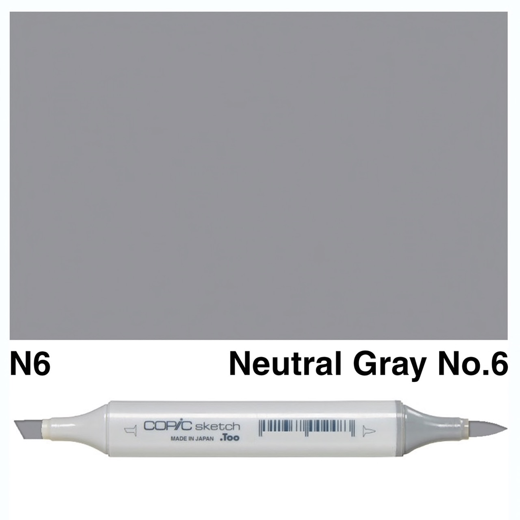 Copic Sketch Marker N 6 Neutral Gray - Al Masam Stationery LLC Main image
