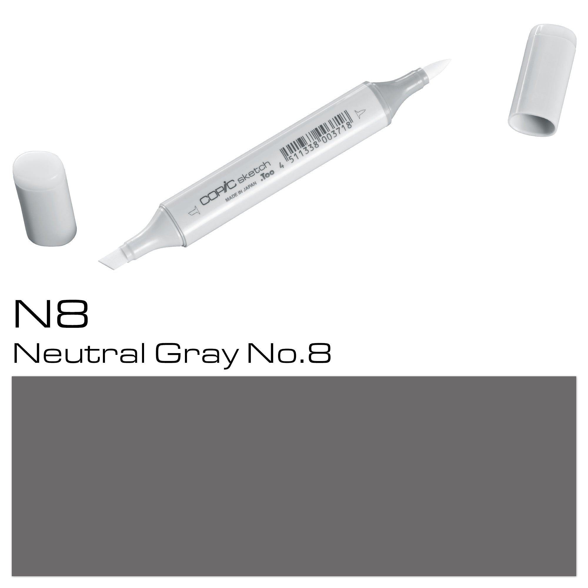 Copic Sketch Marker N8 Netural Grey - Al Masam Stationery LLC