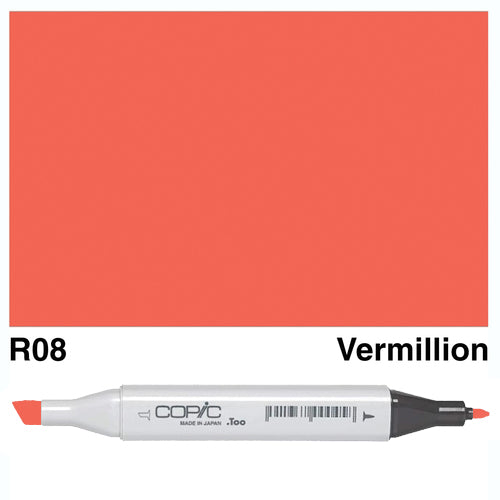 Copic Sketch Marker R 08 Vermilion - Al Masam Stationery LLC Main image