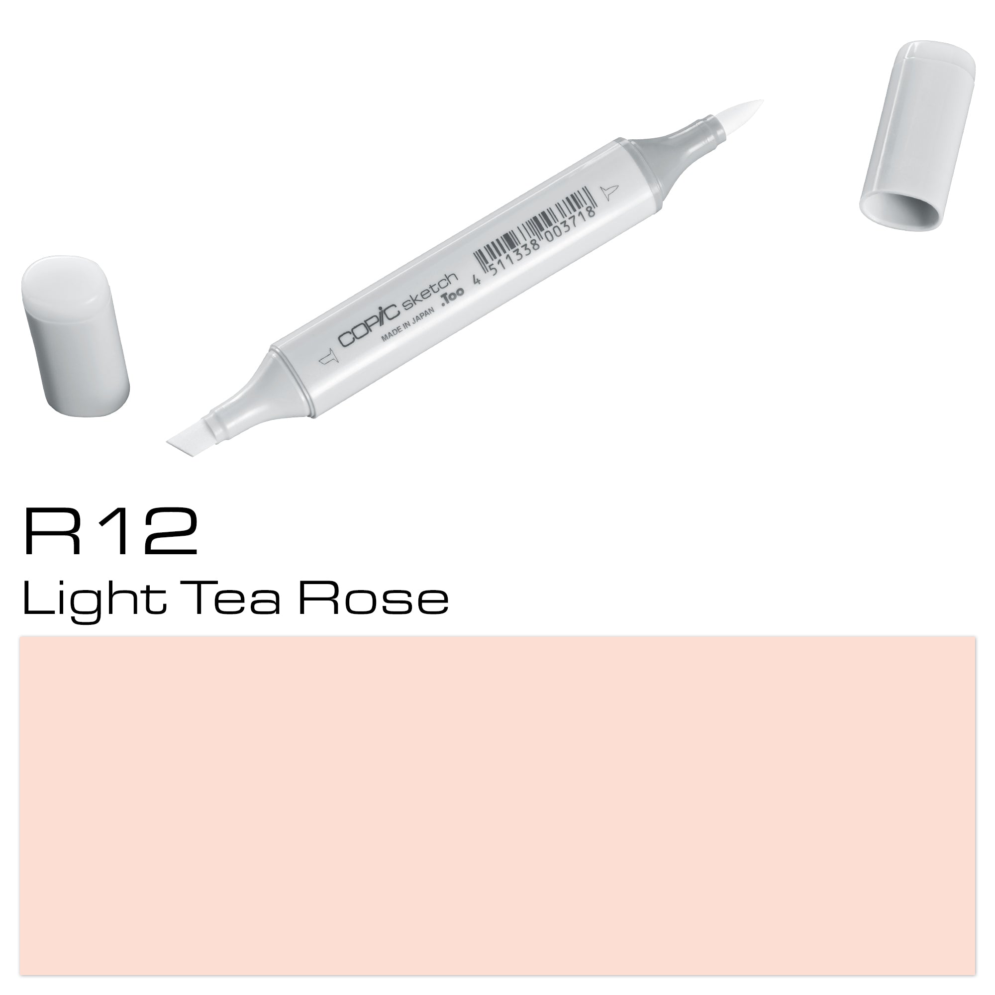 Copic Sketch Marker R12 Light Tea Rose - Al Masam Stationery LLC Main image