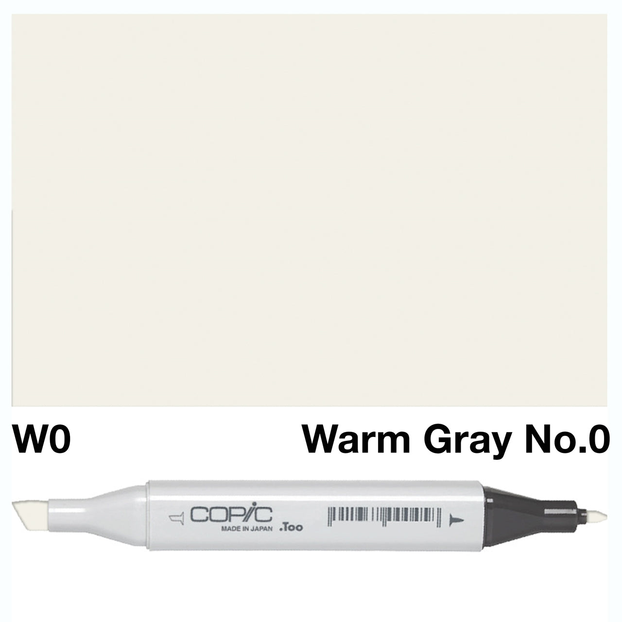 Copic Sketch Marker W 0 Warm Gray - Al Masam Stationery LLC Main image