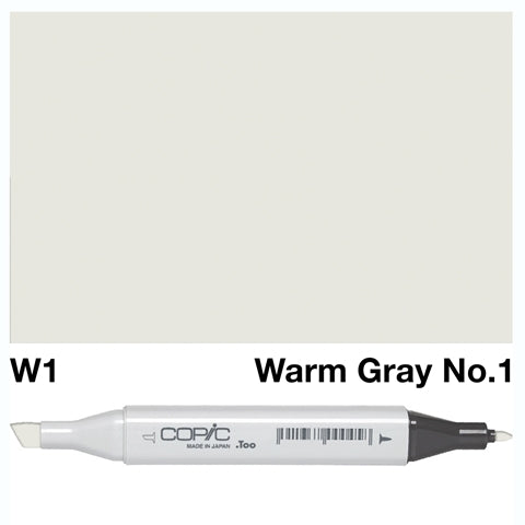 Copic Sketch Marker W 1 Warm Gray - Al Masam Stationery LLC Main image