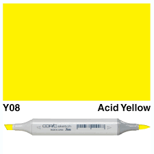 Copic Sketch Marker Y 08 Acid Yellow - Al Masam Stationery LLC Main image
