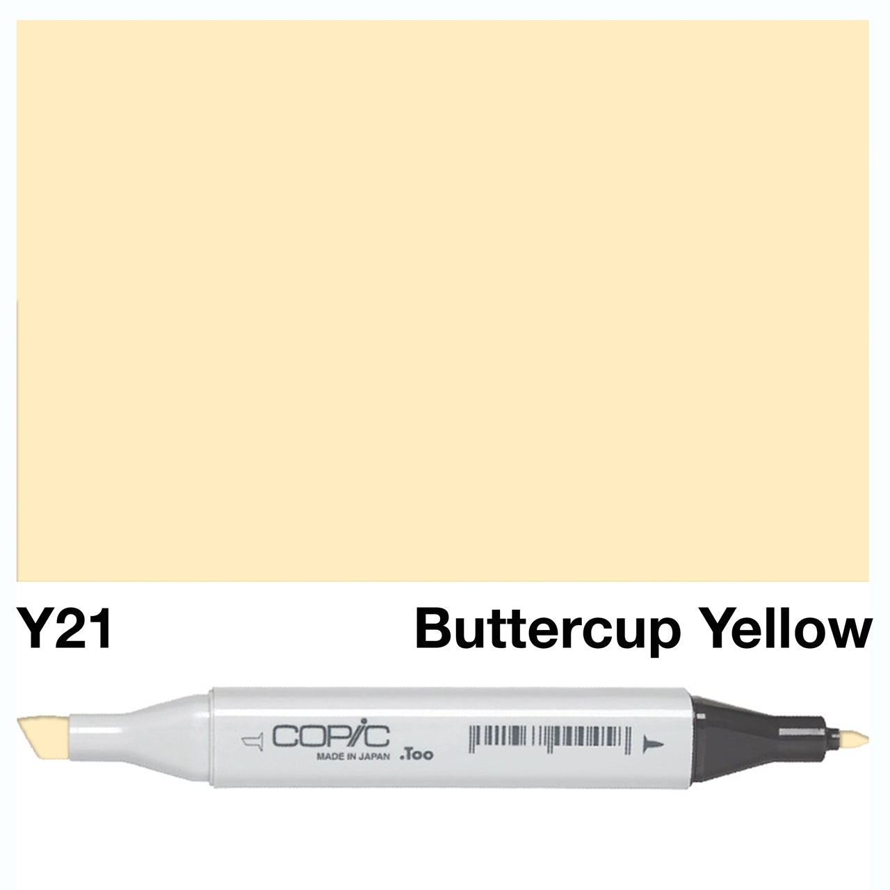 Copic Sketch Marker Y 21 Buttercup Yellow - Al Masam Stationery LLC Main image