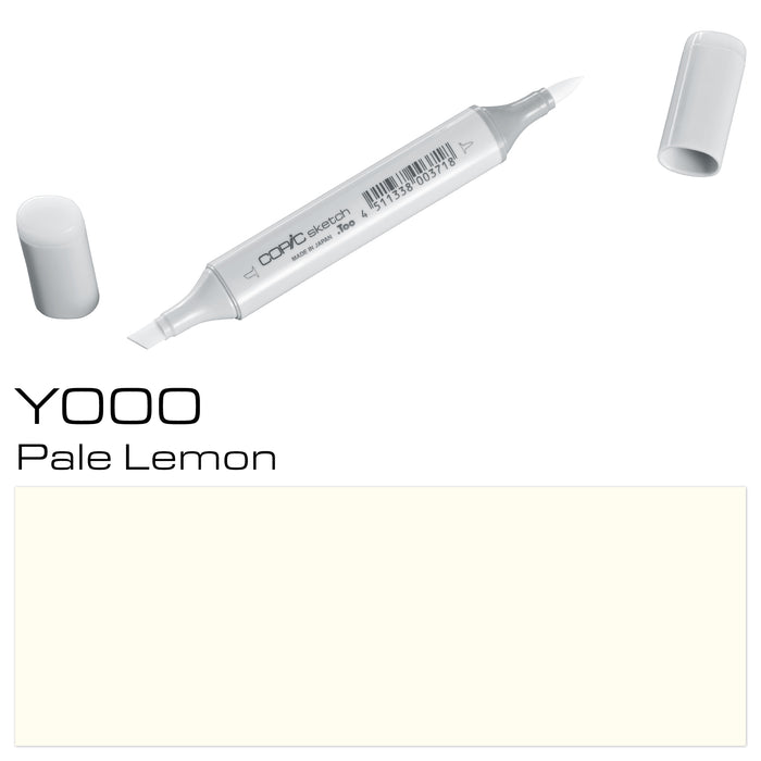 Copic Sketch Marker Y000 Pale Lemon - Al Masam Stationery LLC