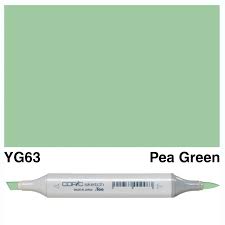 Copic Sketch Marker Yg 63 Pea Green - Al Masam Stationery LLC Main image