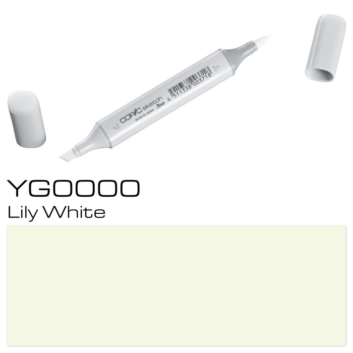 Copic Sketch Marker Yg0000 Lily White - Al Masam Stationery LLC