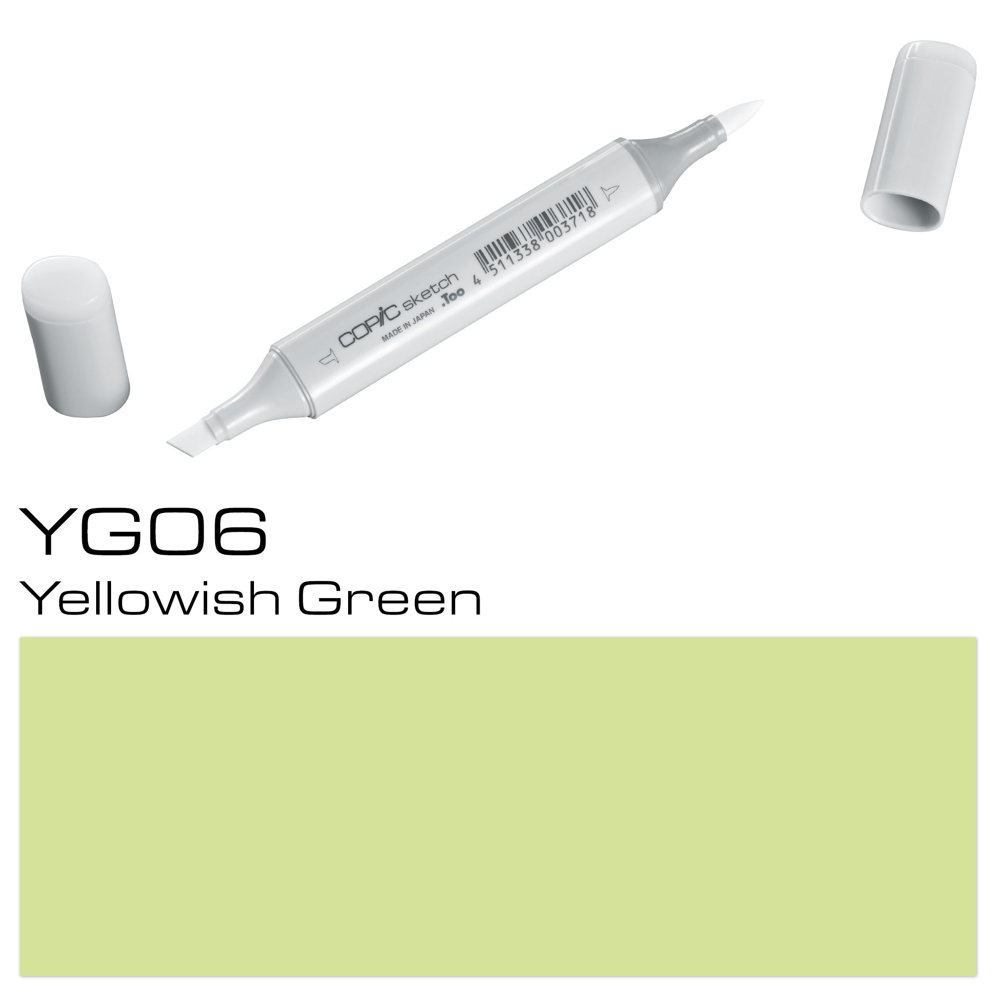 Copic Sketch Marker Yg06 Yellowish Green - Al Masam Stationery LLC Main image