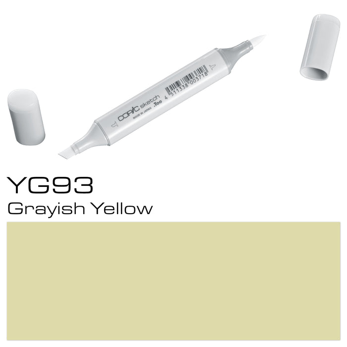 Copic Sketch Marker Yg93 Grayish Yellow - Al Masam Stationery LLC